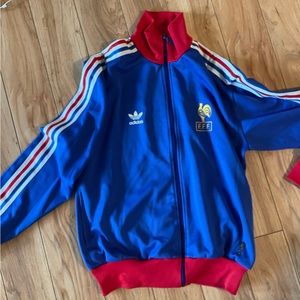 Adidas France soccer track jacket